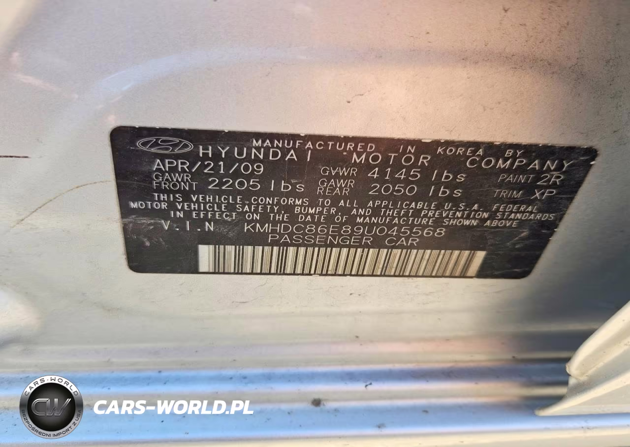2009 Hyundai Elantra Touring VIN:KMHDC86E89U045568 - 12