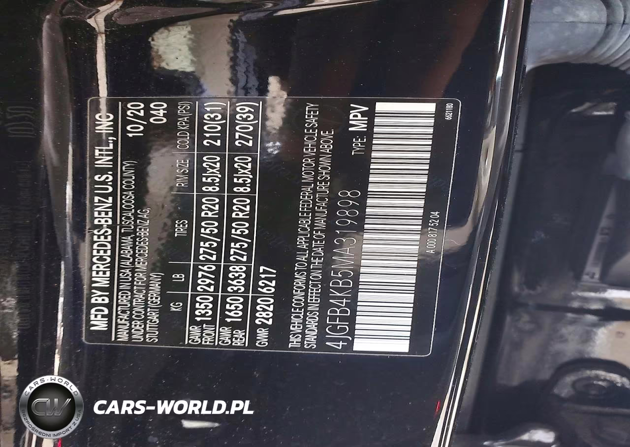 2021 Mercedes-Benz Gle 350 4Matic VIN:4JGFB4KB5MA319898 - 12