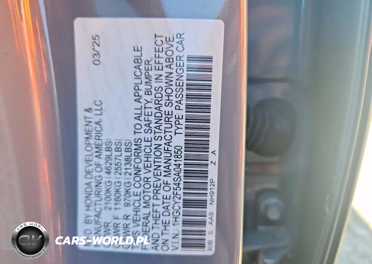 2025 Honda Accord Hybrid Sport VIN:1HGCY2F54SA041850 - 12
