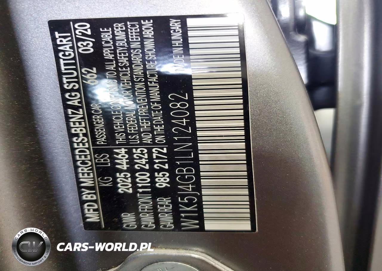 2020 Mercedes-Benz Cla 250 VIN:W1K5J4GB1LN124082 - 12