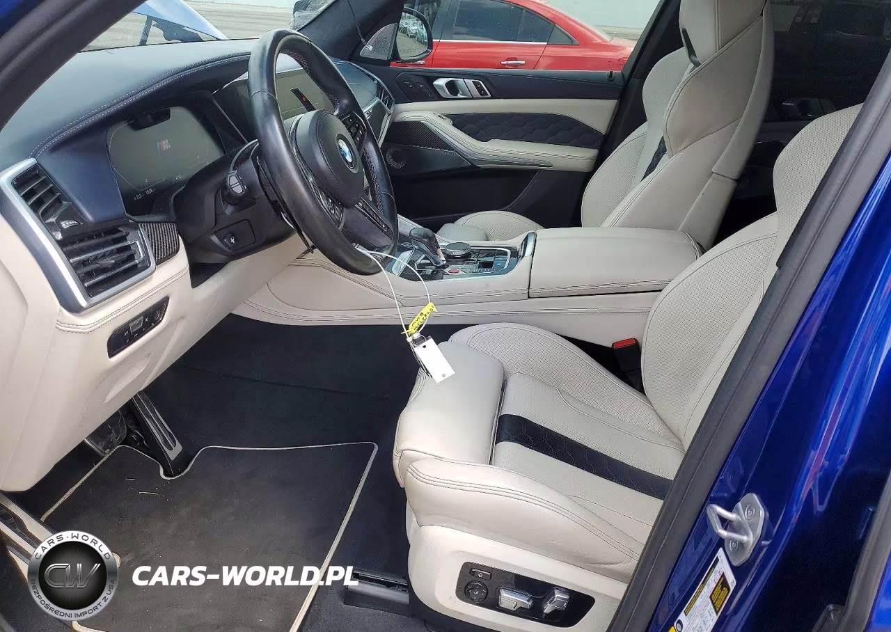 2023 BMW X5 M VIN:5YMJU0C07P9P30344 - 7