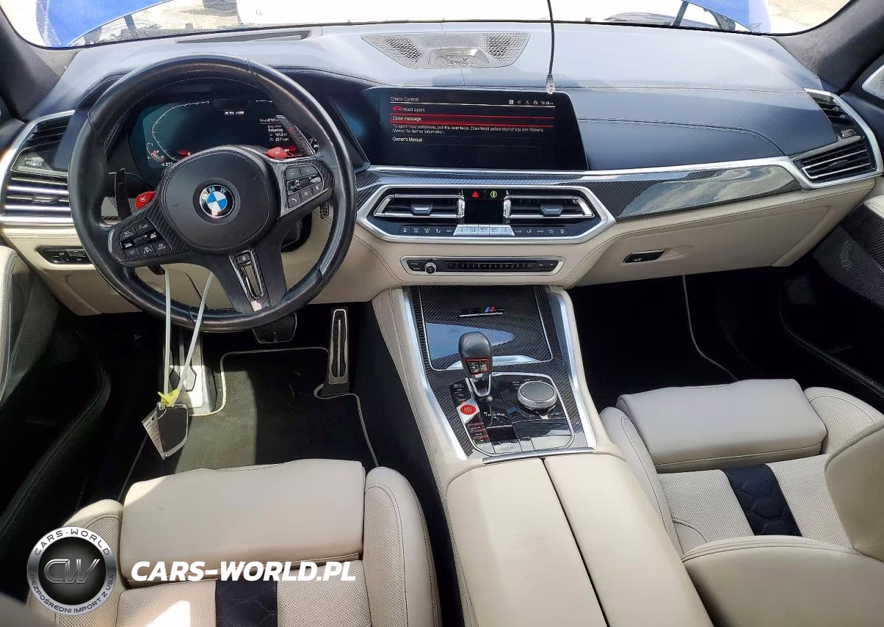 2023 BMW X5 M VIN:5YMJU0C07P9P30344 - 8