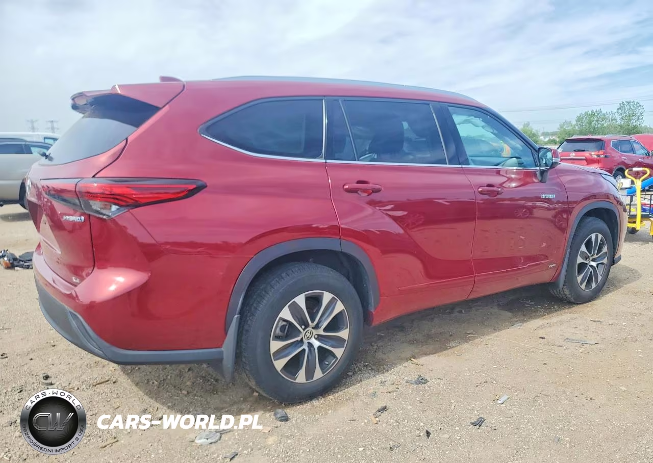 2020 Toyota Highlander Hybrid Xle VIN:5TDHBRCH7LS507773 - 3