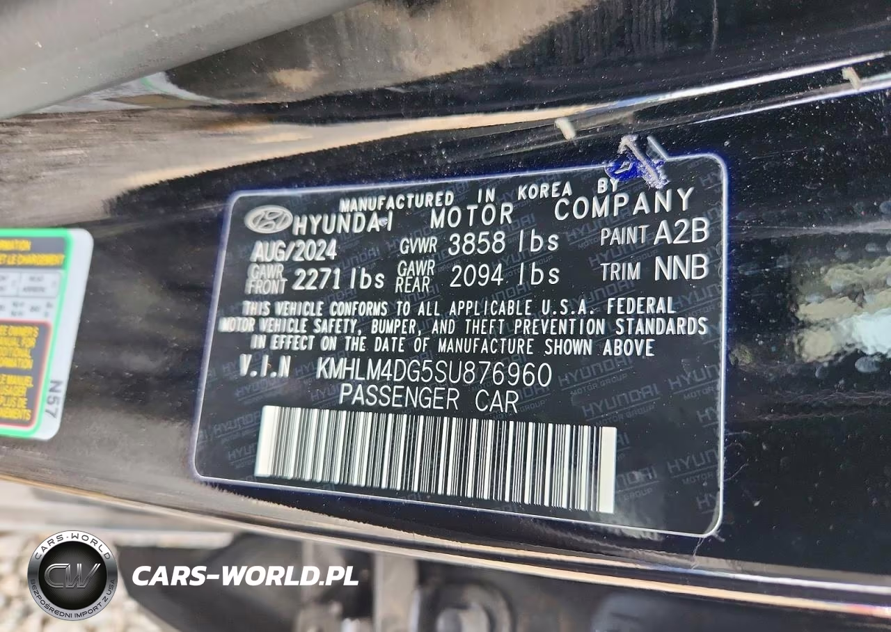 2025 Hyundai Elantra Sel Sport VIN:KMHLM4DG5SU876960 - 12