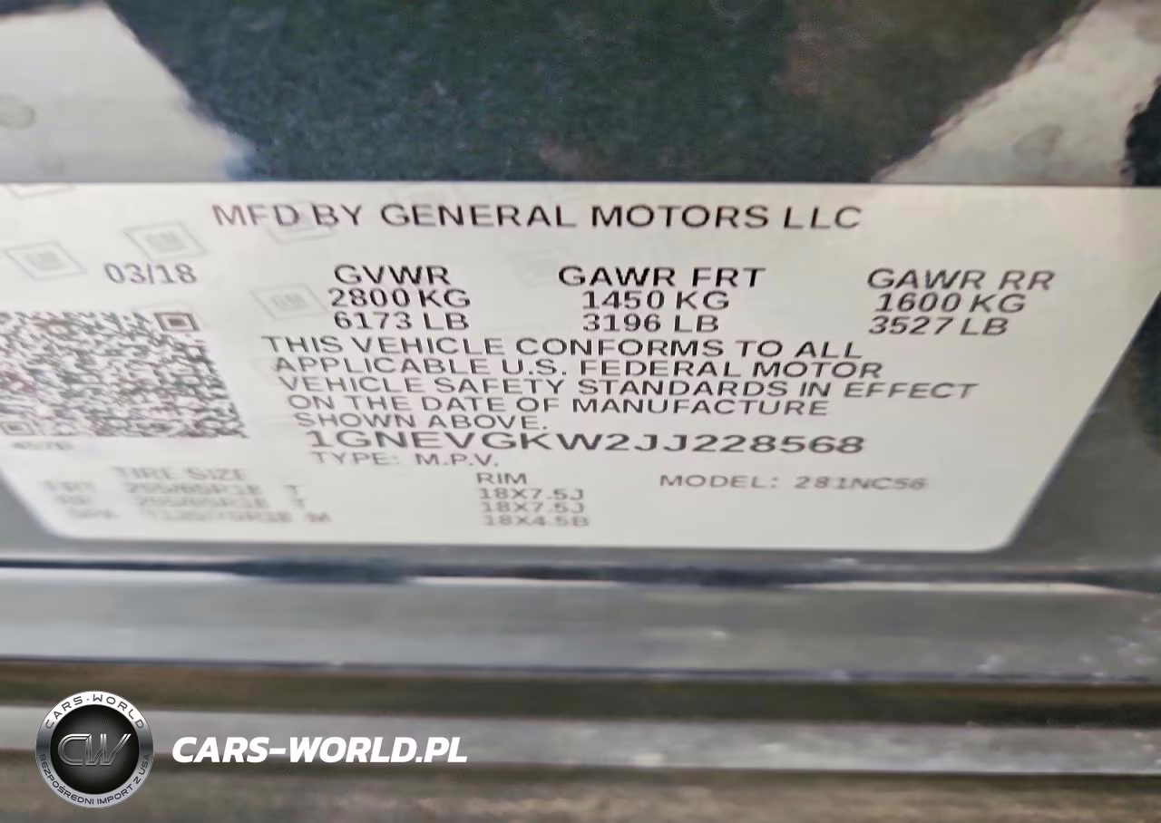 2018 Chevrolet Traverse Lt VIN:1GNEVGKW2JJ228568 - 13