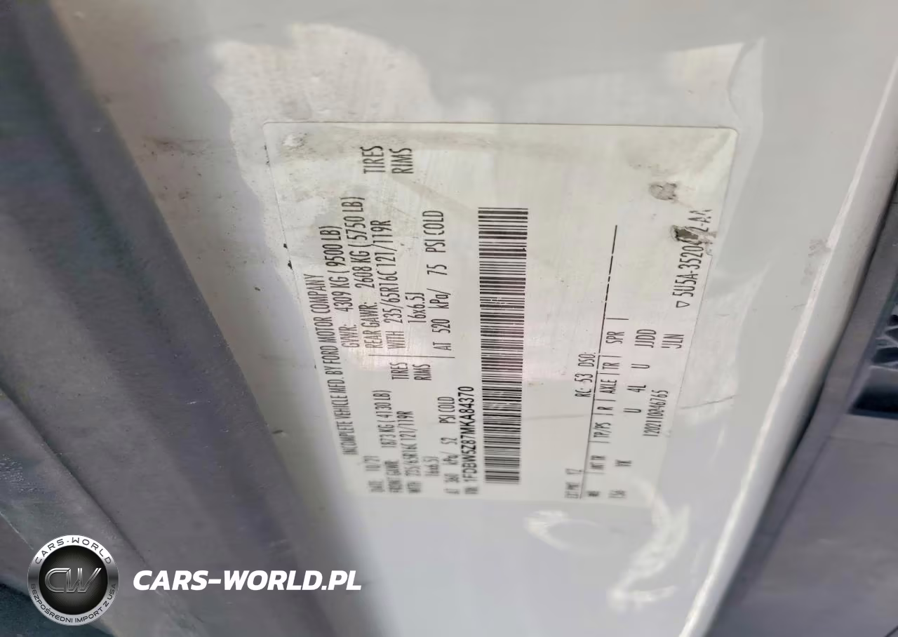 2021 Ford Transit T-350 VIN:1FDBW5Z87MKA84370 - 12