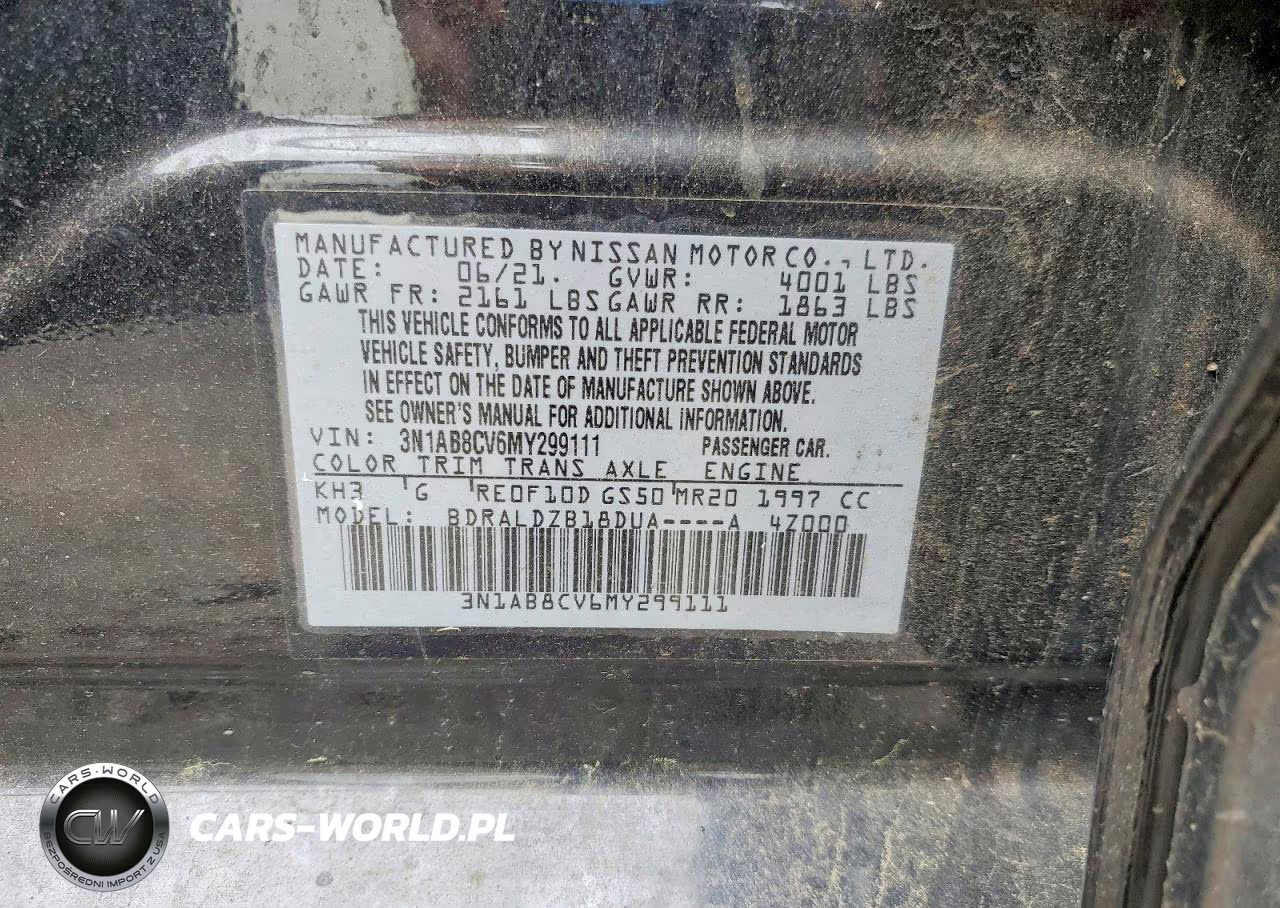 2021 Nissan Sentra Sv VIN:3N1AB8CV6MY299111 - 13