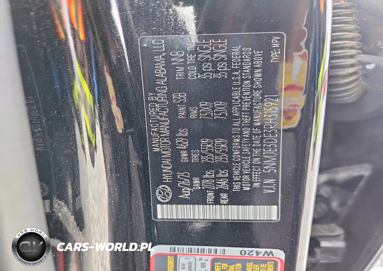 2024 Hyundai Tucson Limited VIN:5NMJE3DE3RH315921 - 14