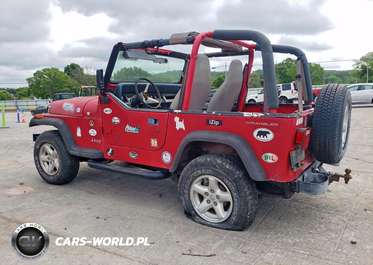 1992 Jeep Wrangler VIN:2J4FY19P2NJ506640 - 2