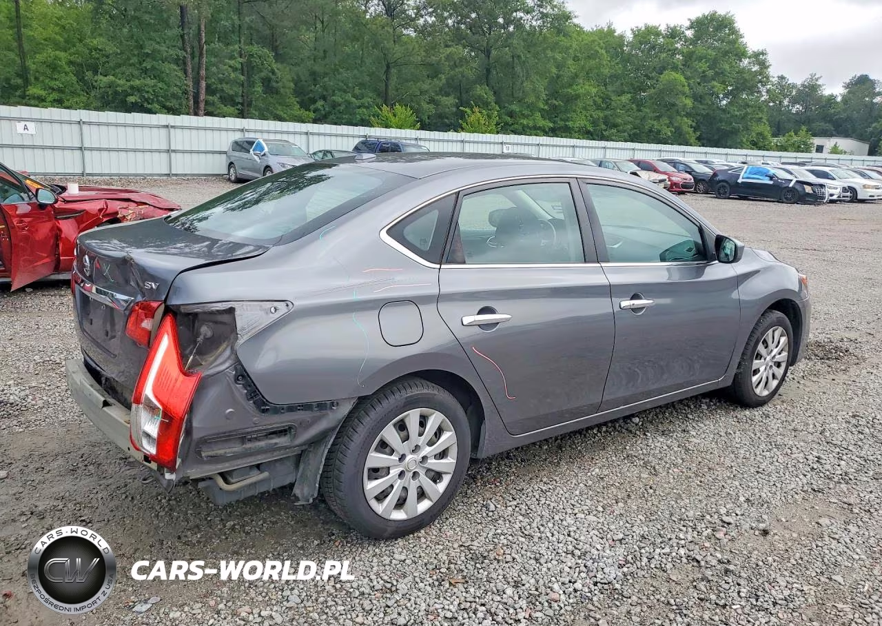 2017 Nissan Sentra Sv VIN:3N1AB7AP6HL637947 - 3