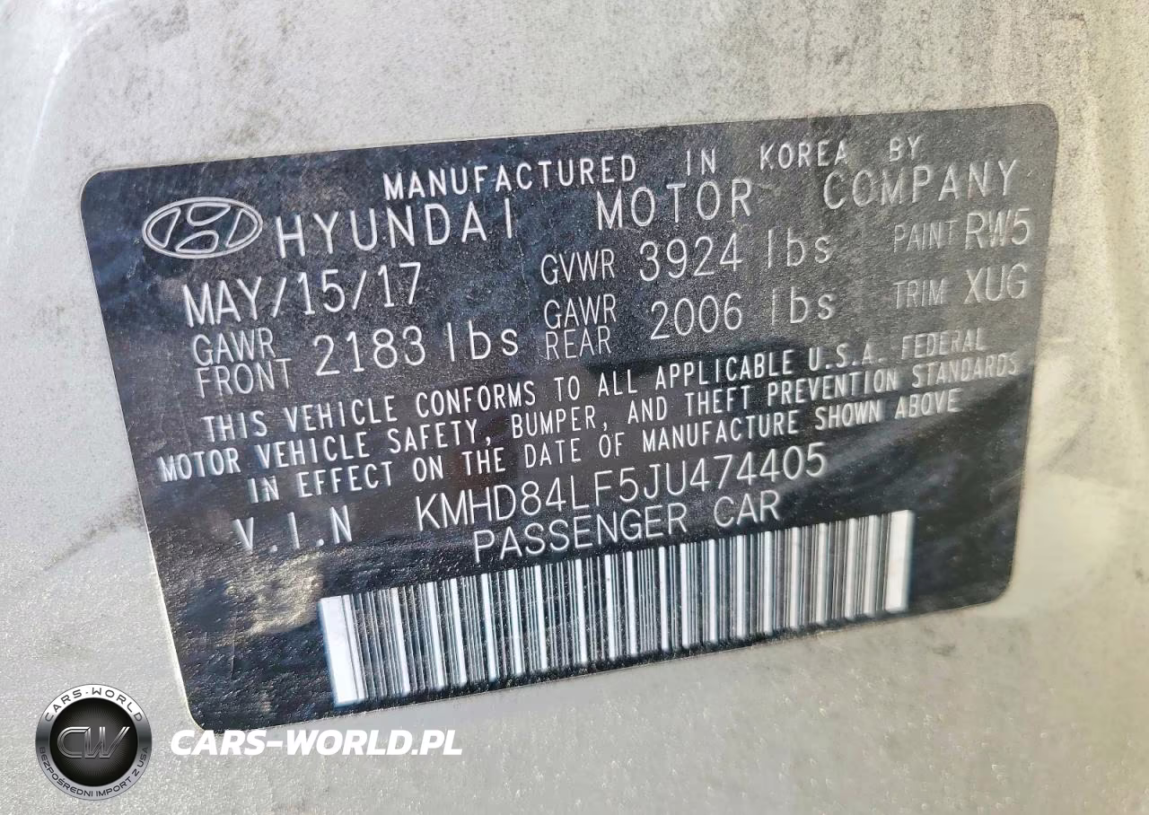 2018 Hyundai Elantra Sel VIN:KMHD84LF5JU474405 - 12