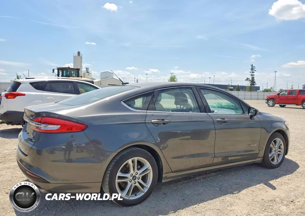 2018 Ford Fusion Se Hybrid VIN:3FA6P0LU0JR208844 - 3