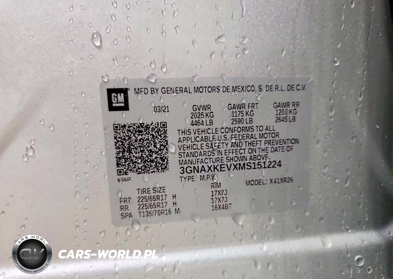2021 Chevrolet Equinox Lt VIN:3GNAXKEVXMS151224 - 14