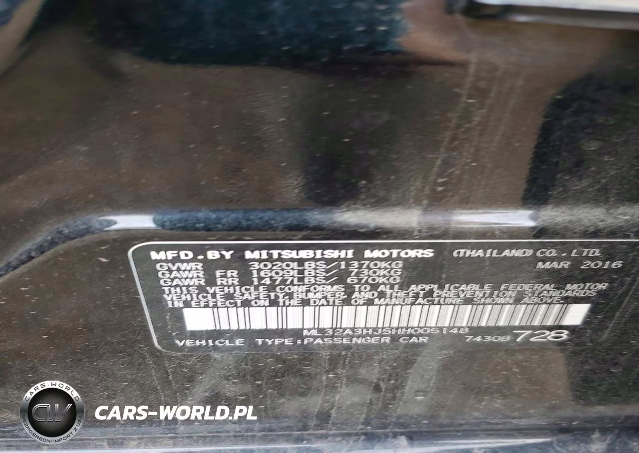2017 Mitsubishi Mirage Es VIN:ML32A3HJ5HH005148 - 12