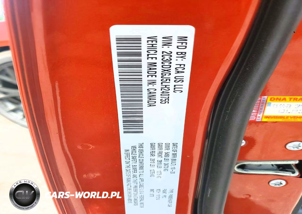 2020 Dodge Charger Scat Pack VIN:2C3CDXGJ5LH240755 - 12