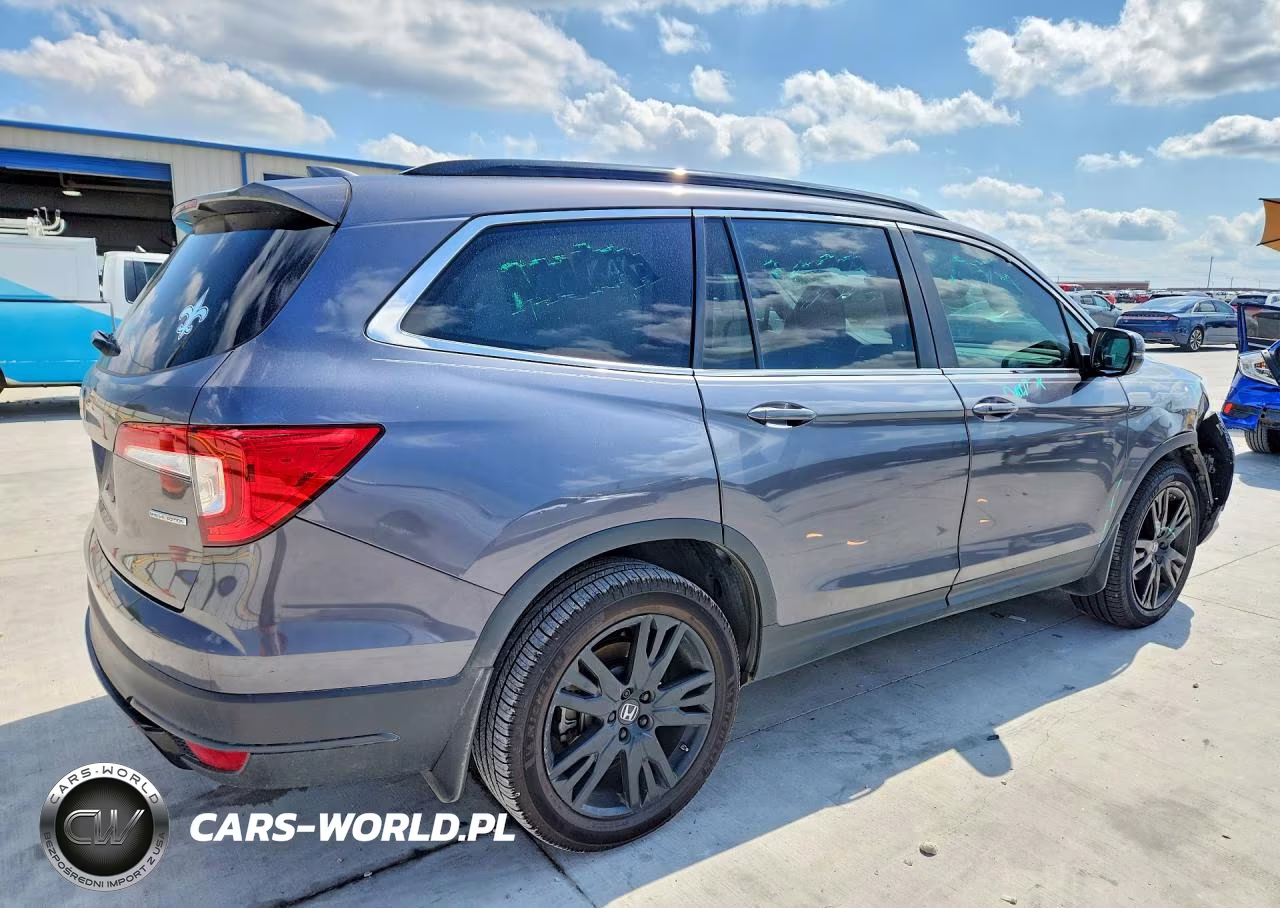 2022 Honda Pilot Se VIN:5FNYF5H24NB029305 - 3