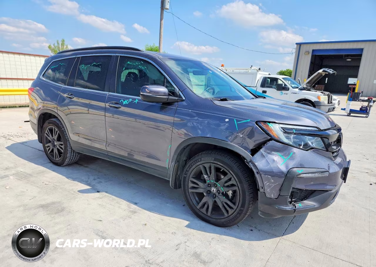 2022 Honda Pilot Se VIN:5FNYF5H24NB029305 - 4