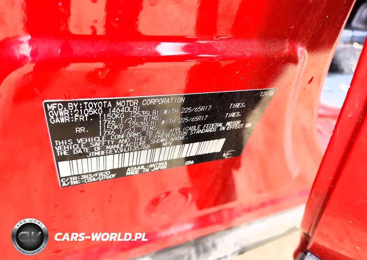 2017 Toyota Rav4 Le VIN:JTMBFREV3HJ135768 - 13