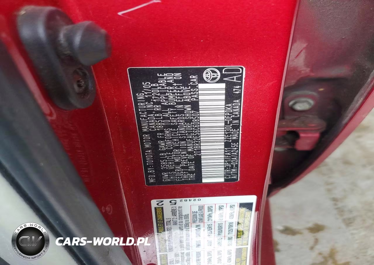 2006 Toyota Corolla Ce VIN:2T1BR32E56C608507 - 12