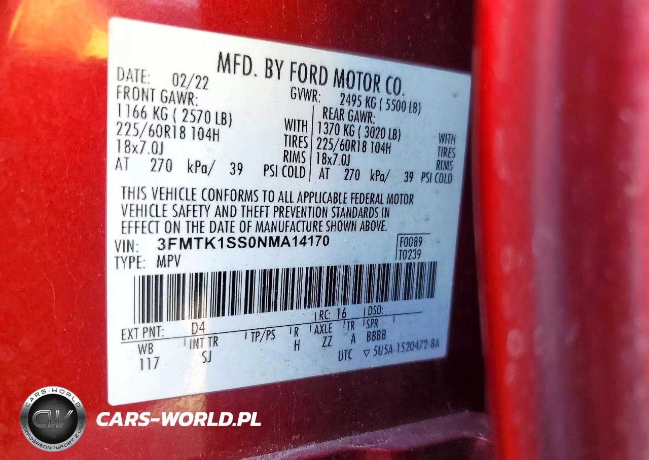 2022 Ford Mustang Mach-E Select VIN:3FMTK1SS0NMA14170 - 13