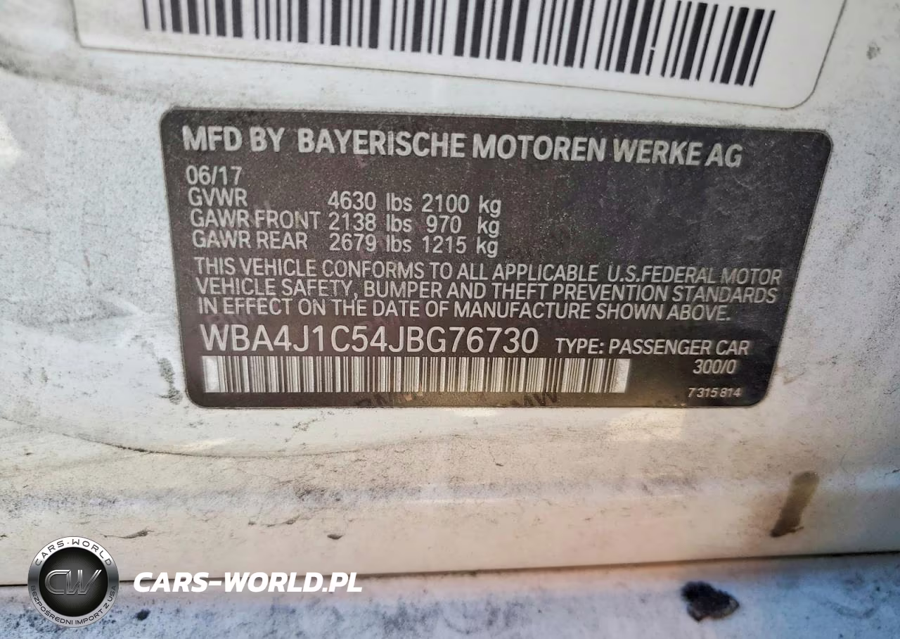2018 BMW 430I Gran Coupe VIN:WBA4J1C54JBG76730 - 12