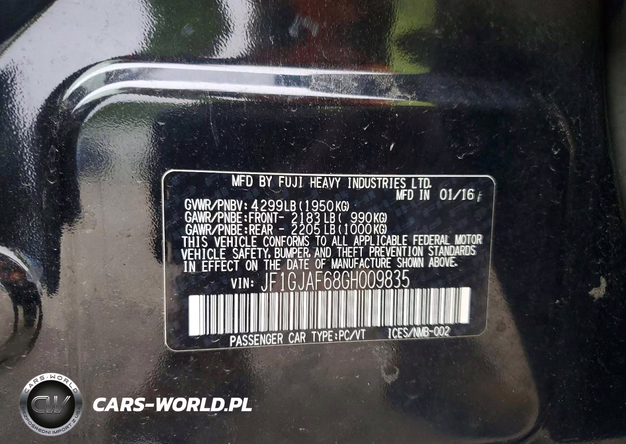 2016 Subaru Impreza Premium Plus VIN:JF1GJAF68GH009835 - 12