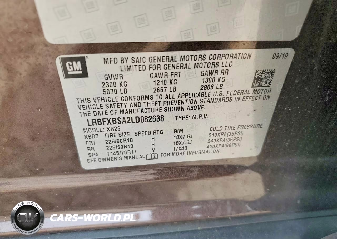 2020 Buick Envision Preferred VIN:LRBFXBSA2LD082638 - 13