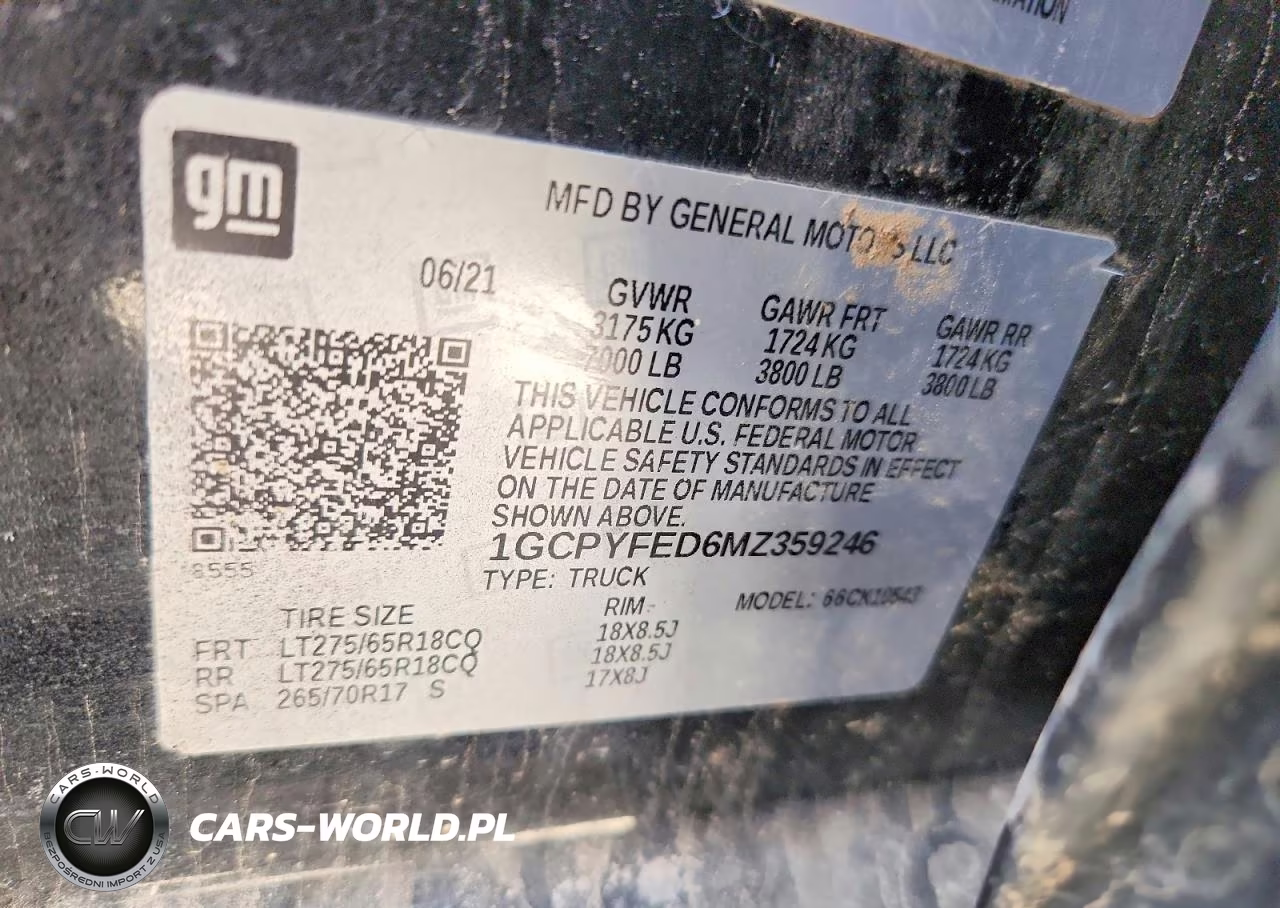 2021 Chevrolet Silverado K1500 Lt Trail Boss VIN:1GCPYFED6MZ359246 - 12