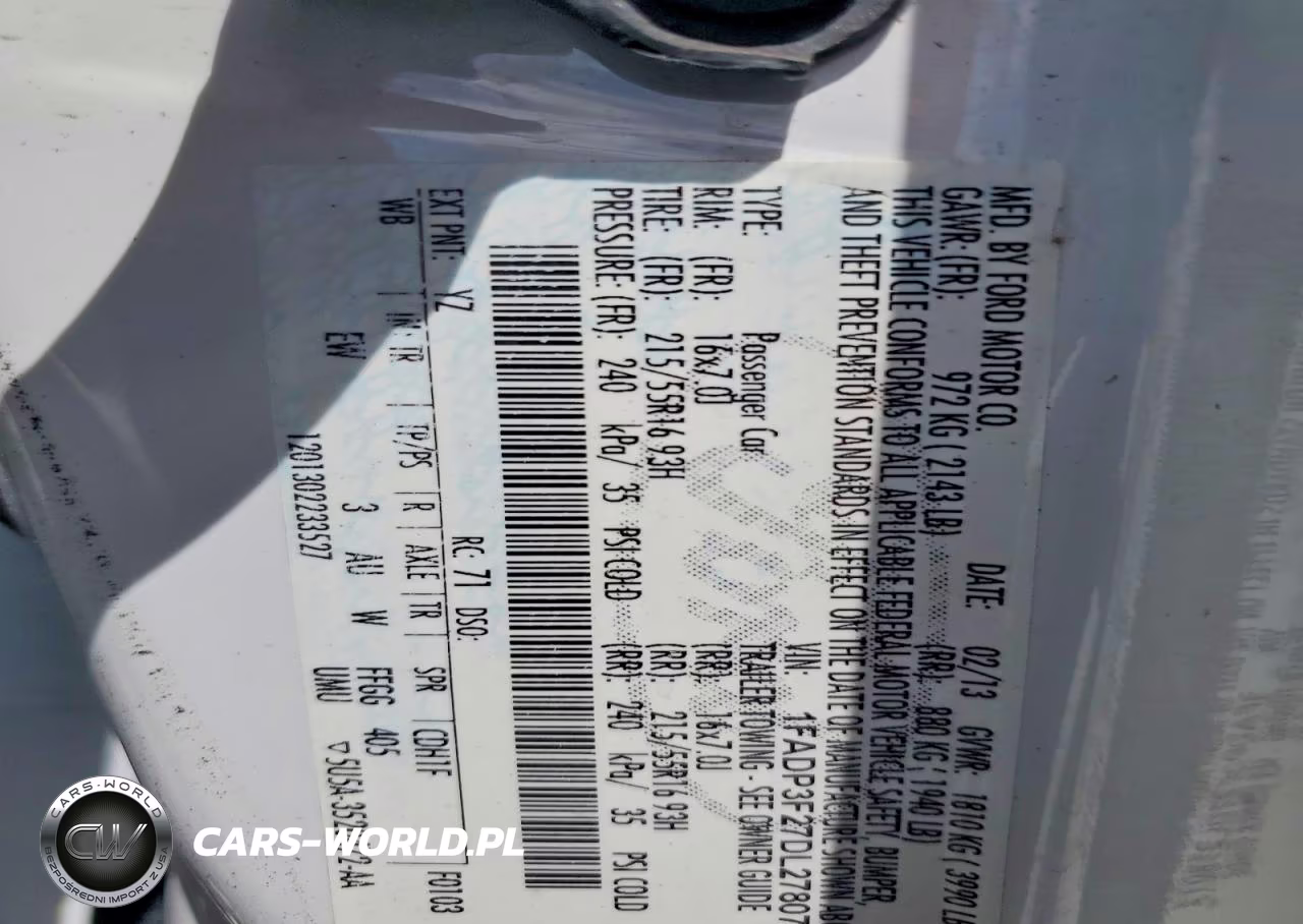 2013 Ford Focus Se VIN:1FADP3F27DL278072 - 13