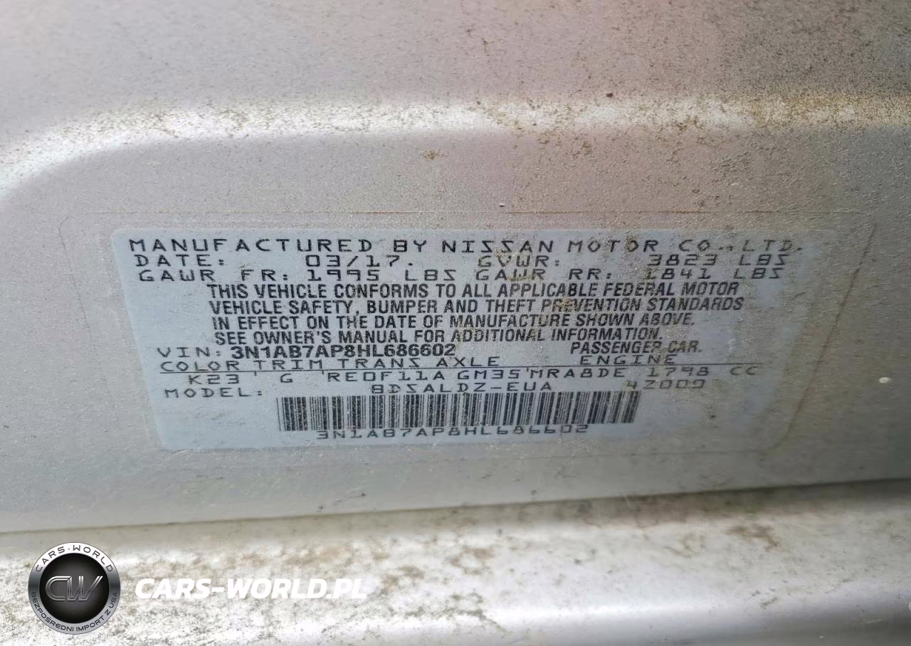 2017 Nissan Sentra Sv VIN:3N1AB7AP8HL686602 - 13