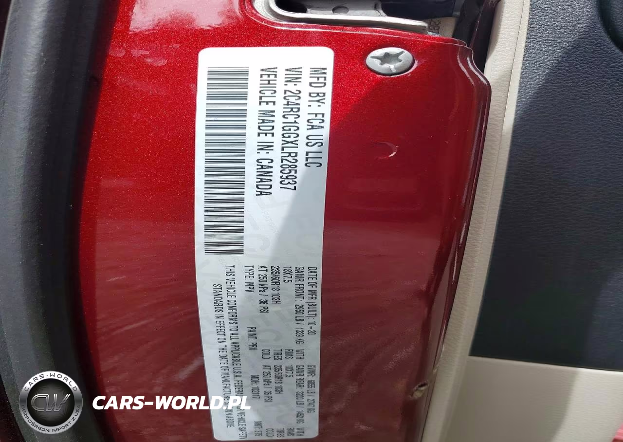 2020 Chrysler Pacifica Limited VIN:2C4RC1GGXLR285937 - 13