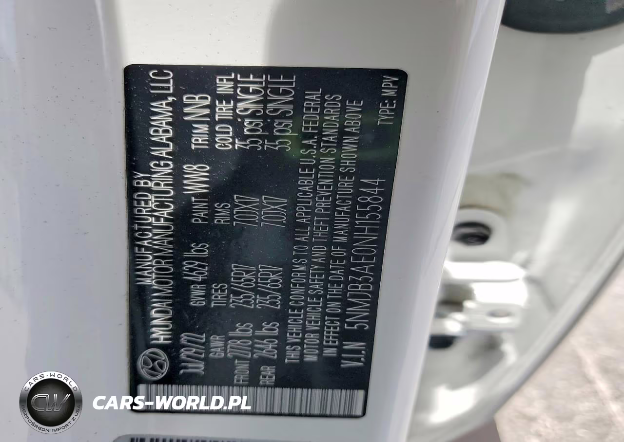 2022 Hyundai Tucson Sel VIN:5NMJB3AE0NH155844 - 13