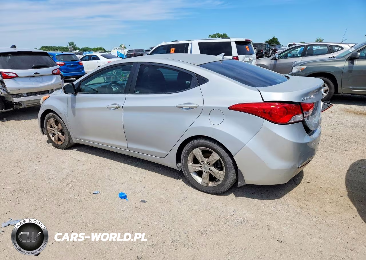 2012 Hyundai Elantra Gls VIN:KMHDH4AE6CU324493 - 2