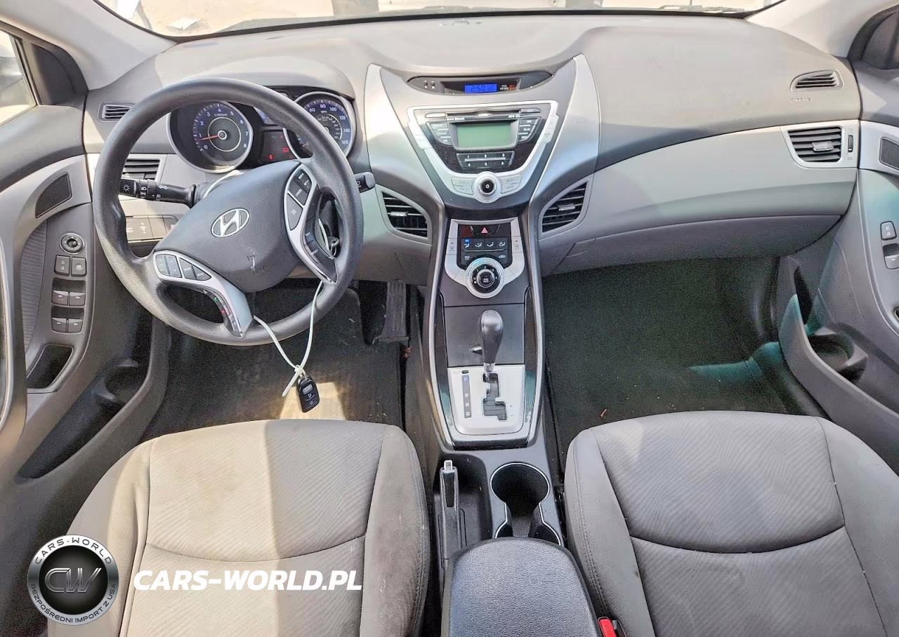 2012 Hyundai Elantra Gls VIN:KMHDH4AE6CU324493 - 8