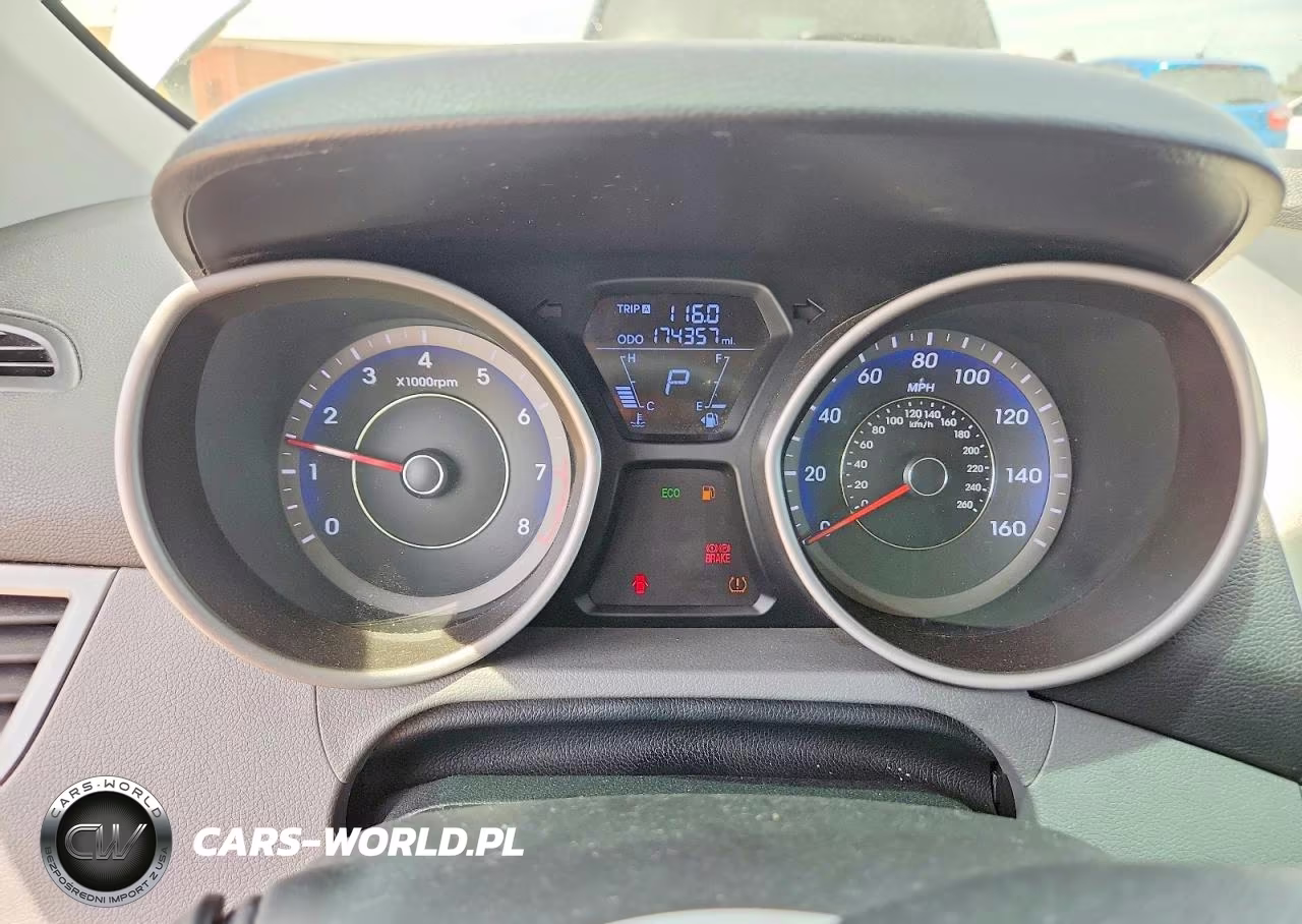 2012 Hyundai Elantra Gls VIN:KMHDH4AE6CU324493 - 9