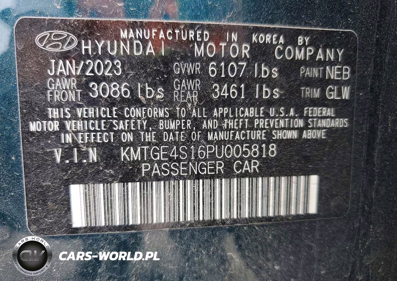 2023 Genesis G80 VIN:KMTGE4S16PU005818 - 12