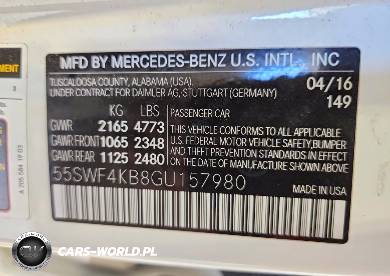 2016 Mercedes-Benz C 300 4Matic VIN:55SWF4KB8GU157980 - 12