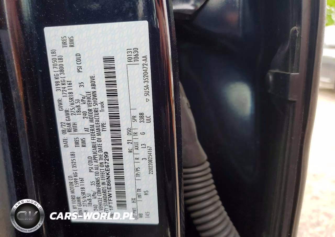 2022 Ford F150 Supercrew VIN:1FTFW1E86NKE67299 - 12