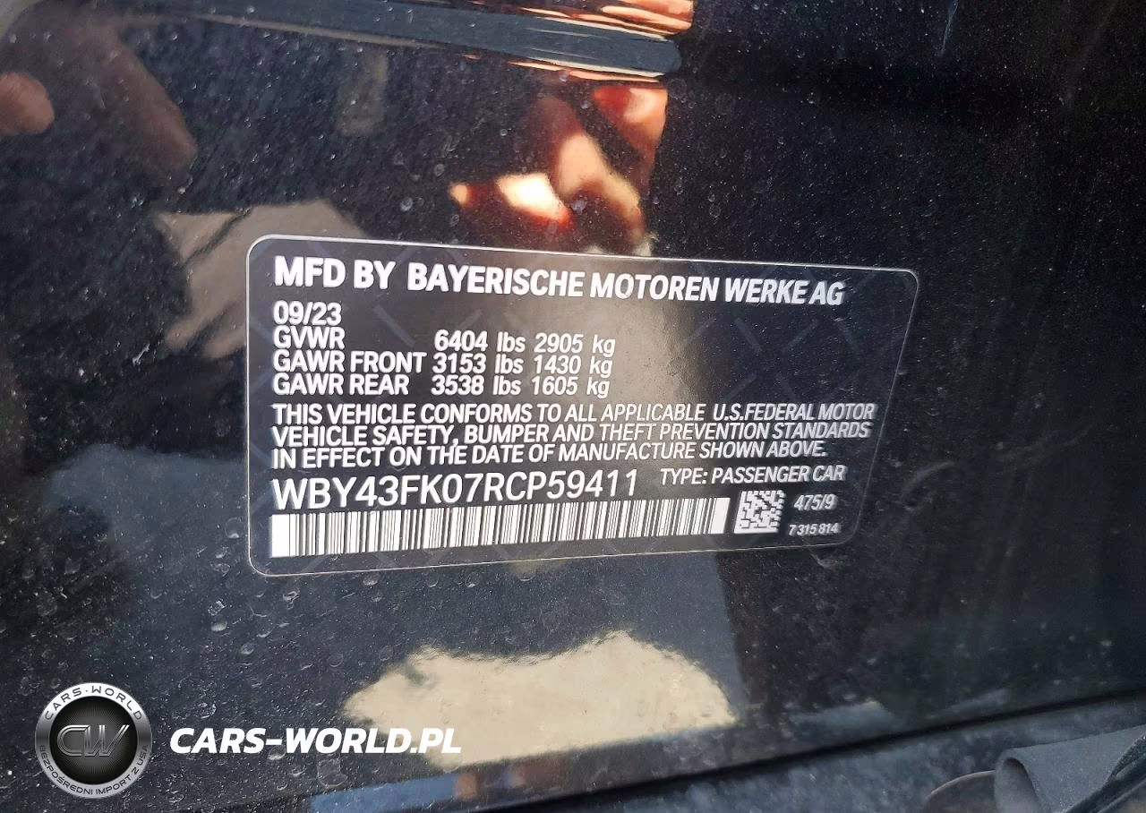 2024 BMW I5 M60 VIN:WBY43FK07RCP59411 - 12