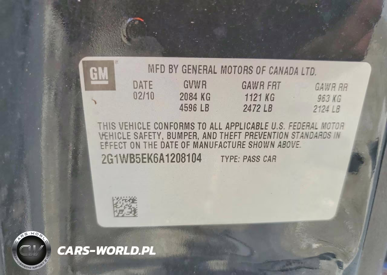 2010 Chevrolet Impala Lt VIN:2G1WB5EK6A1208104 - 13