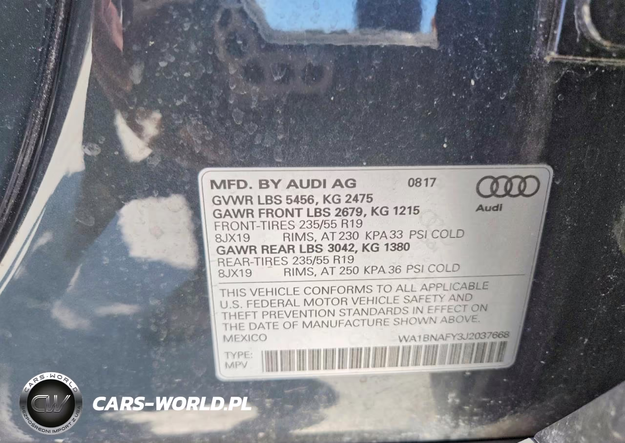 2018 Audi Q5 Premium Plus VIN:WA1BNAFY3J2037668 - 13