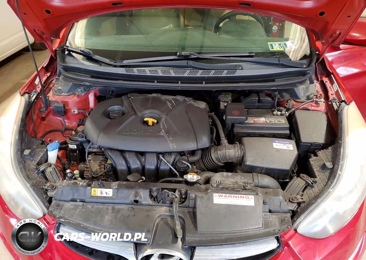 2012 Hyundai Elantra Gls VIN:KMHDH4AE7CU289236 - 11