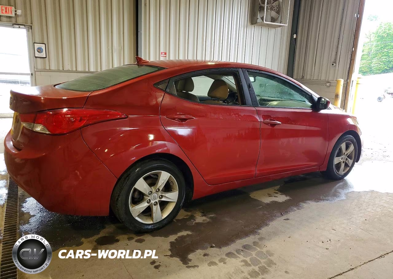 2012 Hyundai Elantra Gls VIN:KMHDH4AE7CU289236 - 3