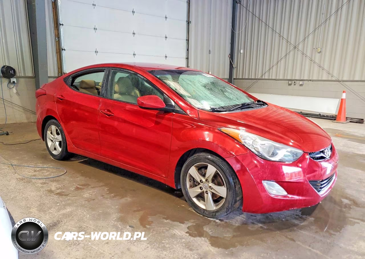 2012 Hyundai Elantra Gls VIN:KMHDH4AE7CU289236 - 4