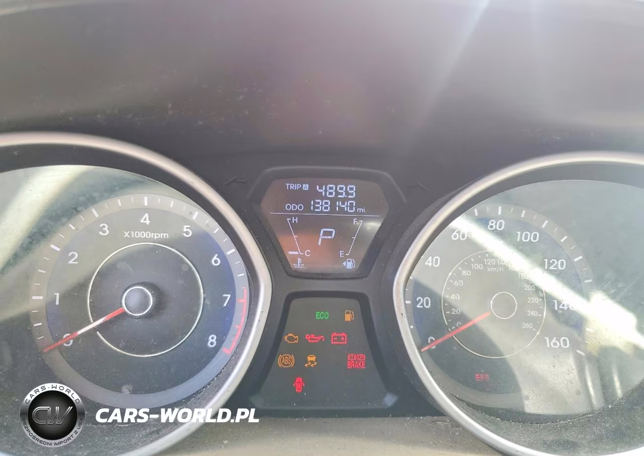 2012 Hyundai Elantra Gls VIN:KMHDH4AE7CU289236 - 9