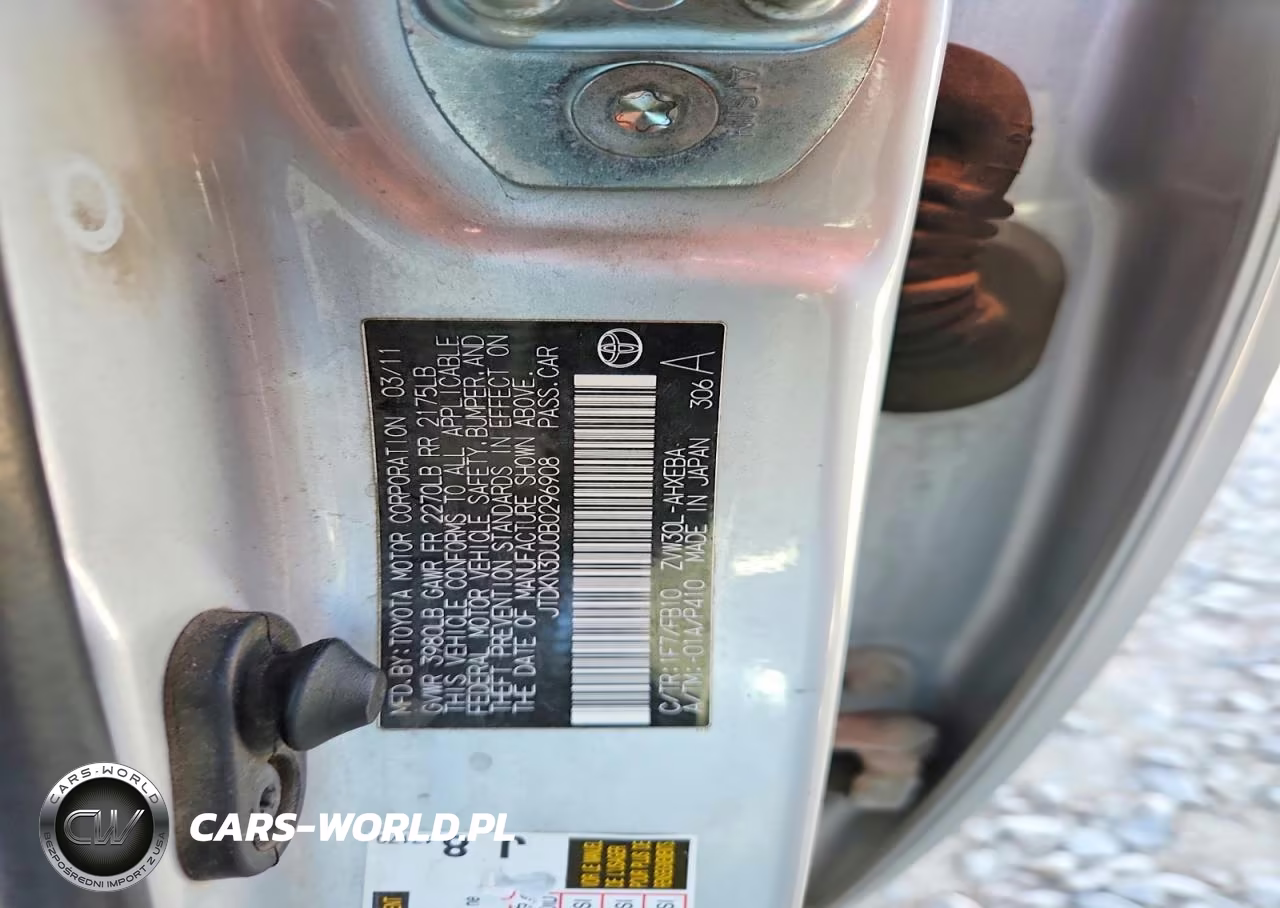 2011 Toyota Prius Two VIN:JTDKN3DU0B0296908 - 12