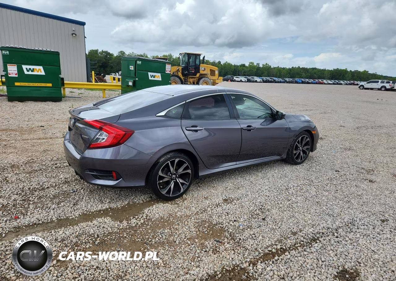 2019 Honda Civic Sport VIN:2HGFC2F80KH556710 - 3
