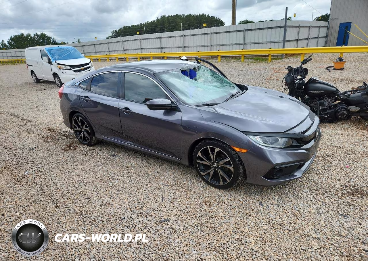 2019 Honda Civic Sport VIN:2HGFC2F80KH556710 - 4