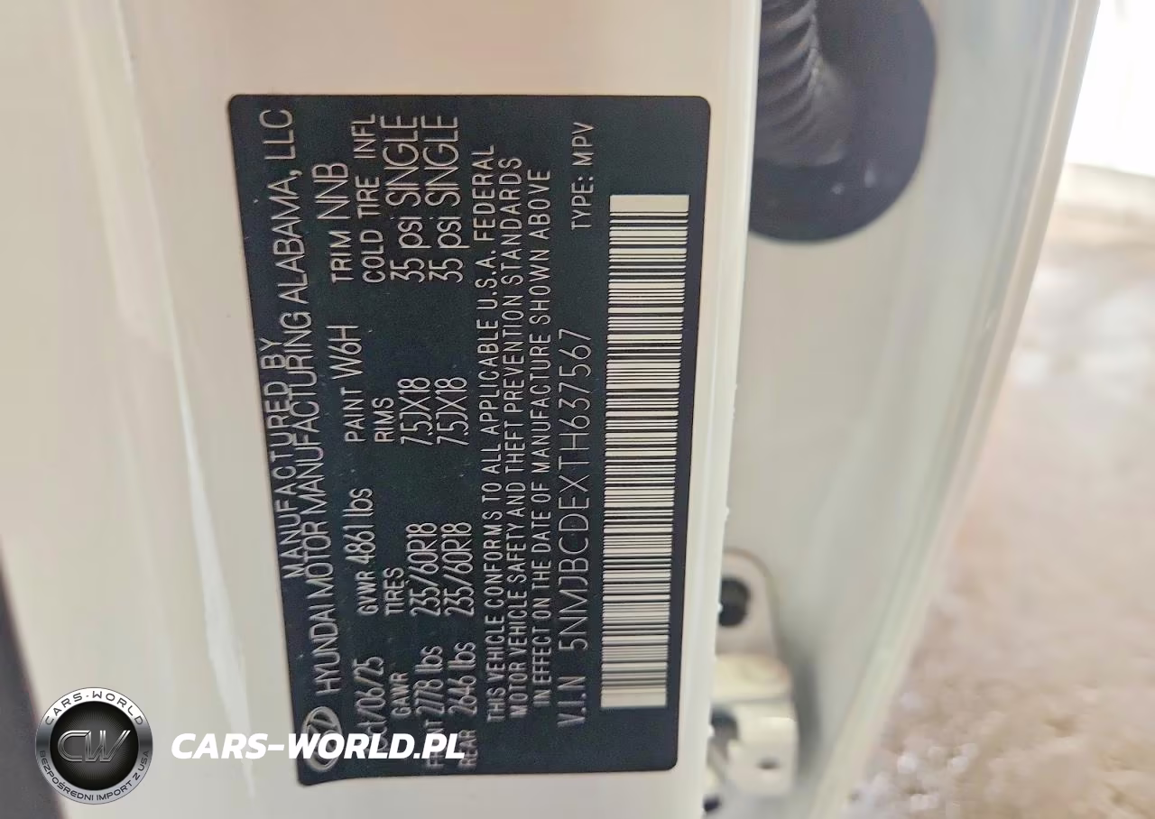 2026 Hyundai Tucson Sel VIN:5NMJBCDEXTH637567 - 14