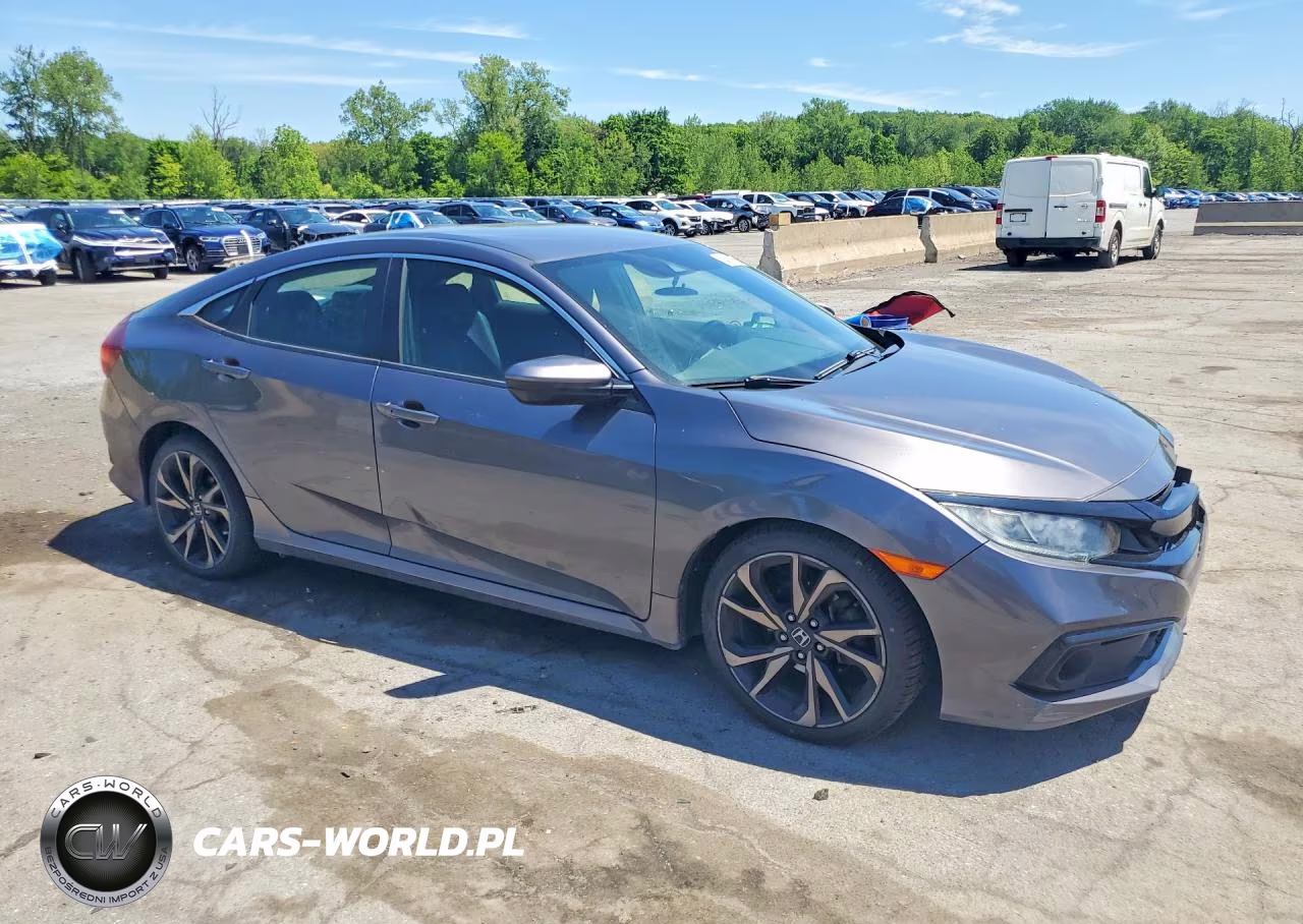 2019 Honda Civic Sport VIN:2HGFC2F89KH596591 - 4